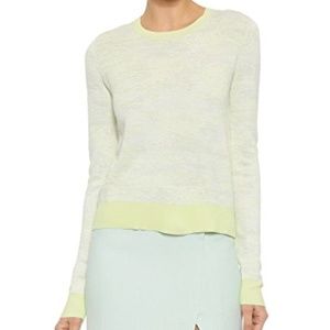 Jason wu Striped Pullover, Chalk/Light Celadon